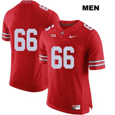 Men's NCAA Ohio State Buckeyes Malcolm Pridgeon #66 College Stitched No Name Authentic Nike Red Football Jersey WR20J71MO